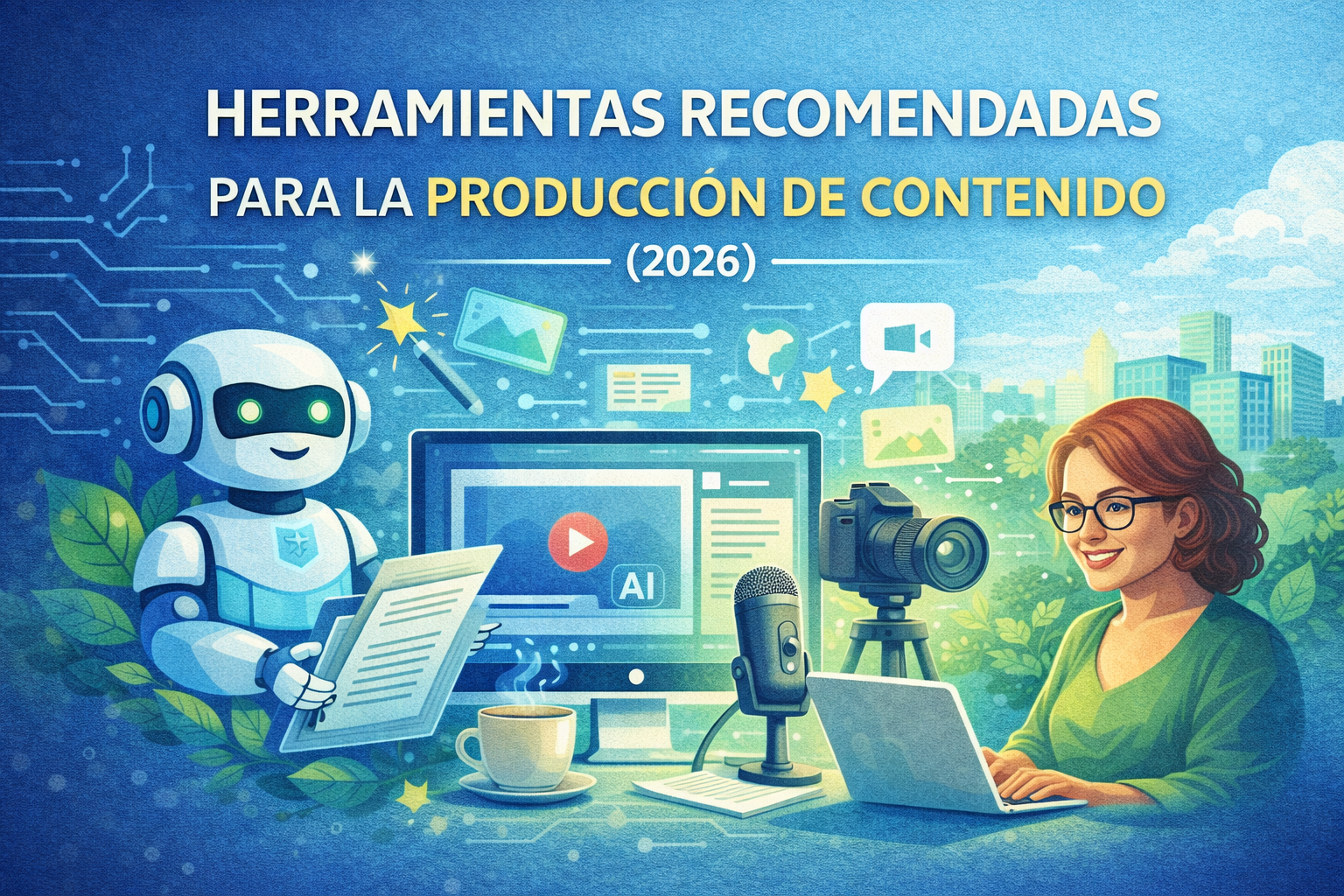 Herramientas recomendadas para la producción de contenido (2026)